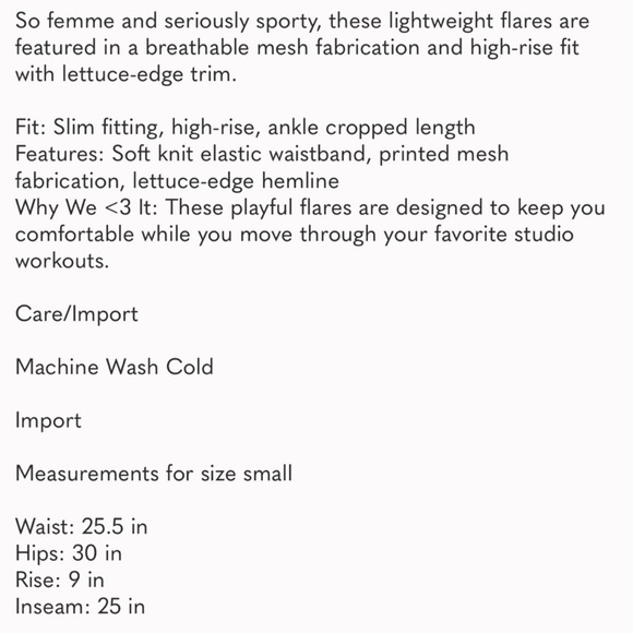 Free People See You Through Printed Flare Pants - Picture 4 of 6